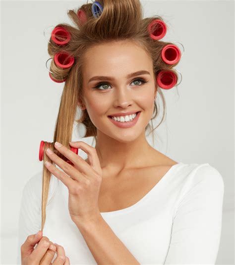 How to hot rollers long hair - Step 2. 'Using your chosen roller, roll the hair section by section ALWAYS away from the face,' advises Roach. 'On the top section, roll the hair horizontally straight back from the face. On the ...